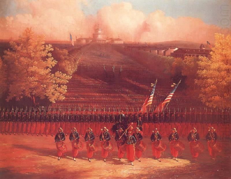 The Army of the Potomac Marching up Pennsylvania Avenue,Washington, unknow artist